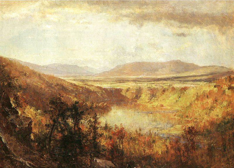 Worthington Whittredge View of Kauterskill Falls Sweden oil painting art